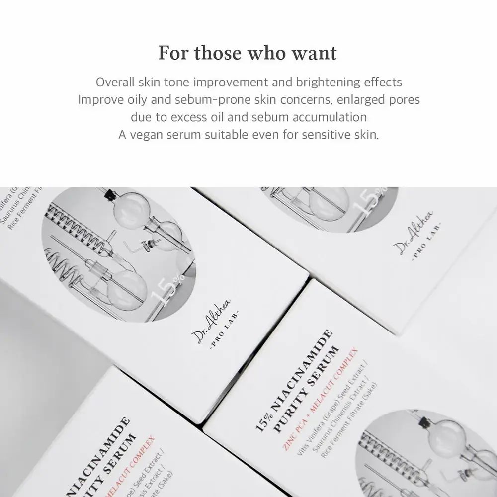 15% Niacinamide Purity Serum (30ml) - Reduce marcas post‑acné