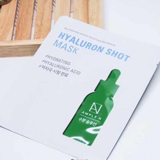 AMPLE:N HyaluronShot Mask- piel radiante
