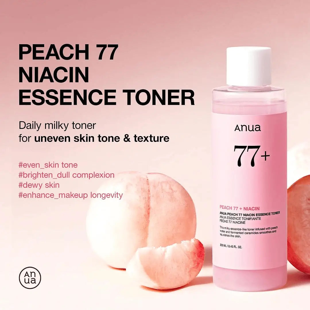 Peach 77 Niacin Essence Toner - Refina los poros