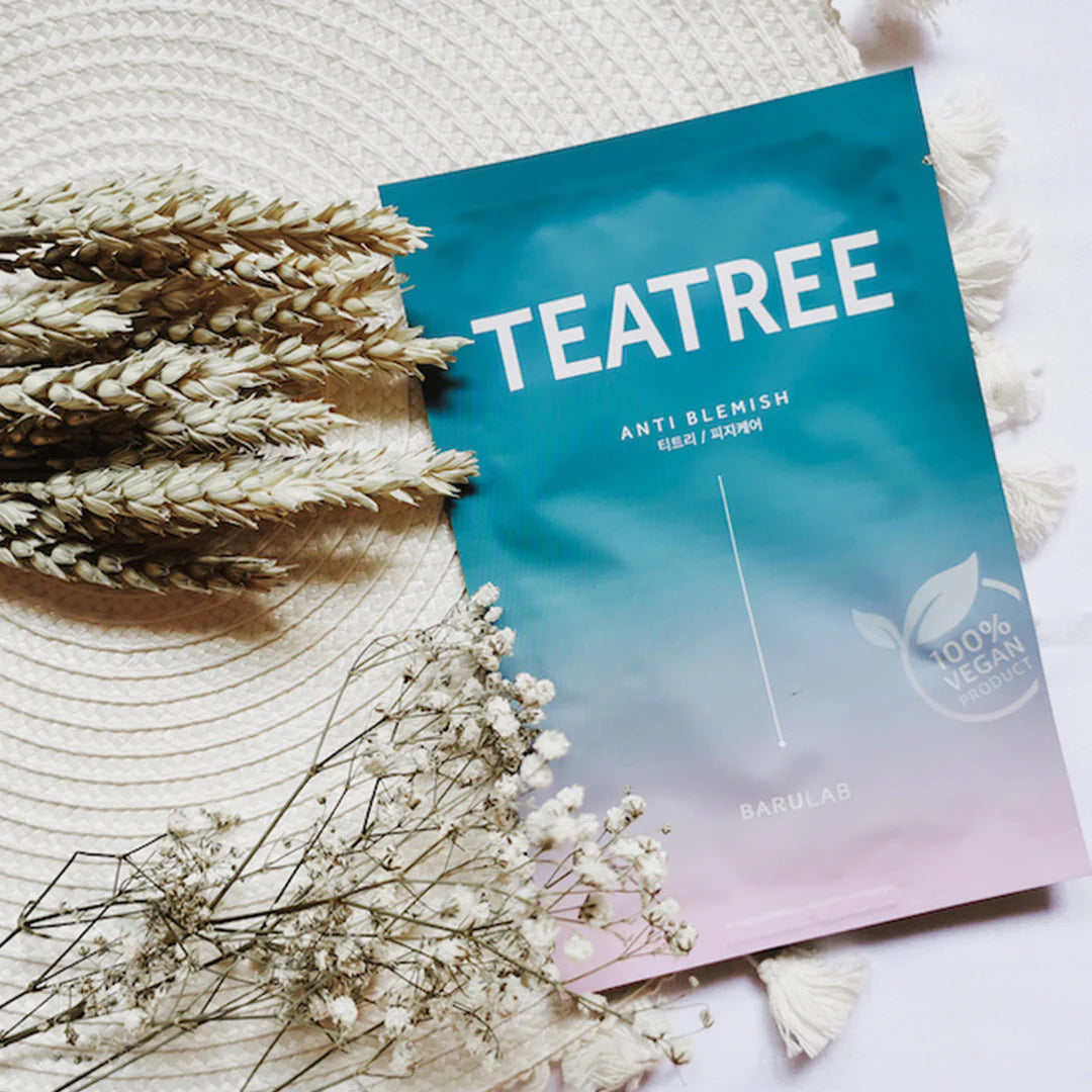 The Clean Vegan TEATREE Mask - calma inflamación