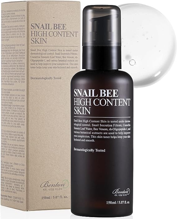 Snail Bee High Content Skin Toner 150ml - reparador y calmante