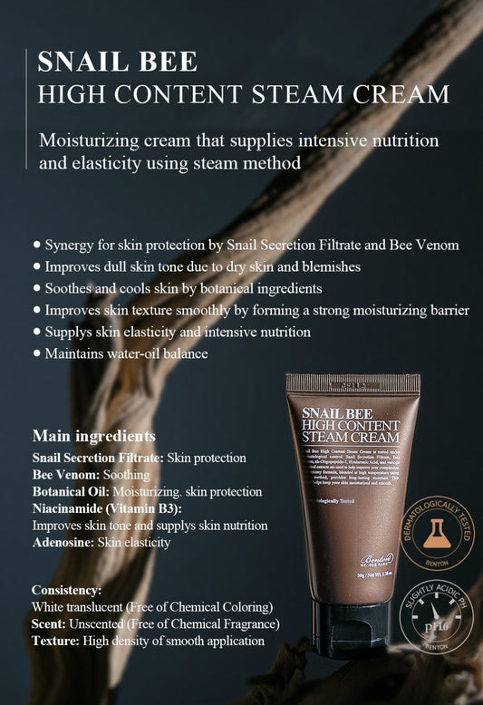 Snail Bee Ultimate Cream 50g - reparadora, nutritiva