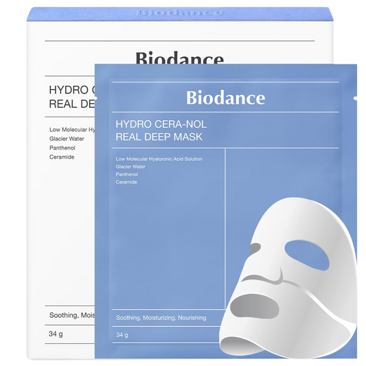 Hydro Cera-nol Real Deep Mask 1Box (4 Uds.) - Hidratación profunda