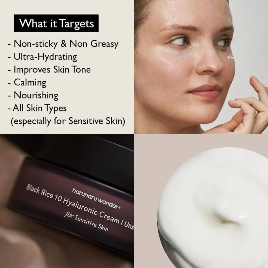 Black Rice 10 Hyaluronic Cream 50ml - intensamente hidratante