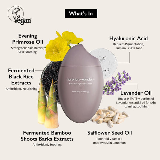 Black Rice 10 Hyaluronic Cream 50ml - intensamente hidratante