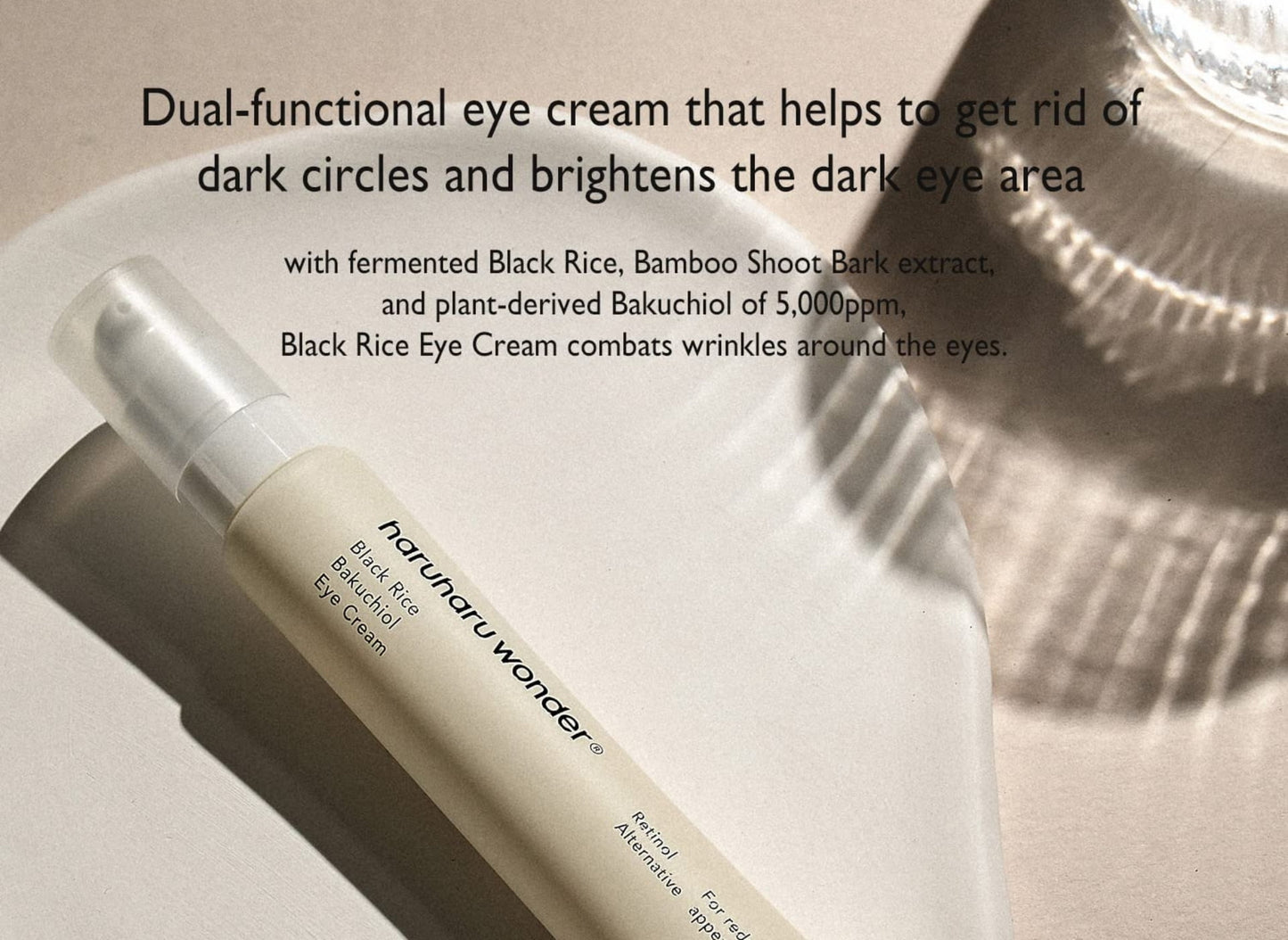 Black Rice Bakuchiol Eye Cream (20ml) - firmeza y luminosidad