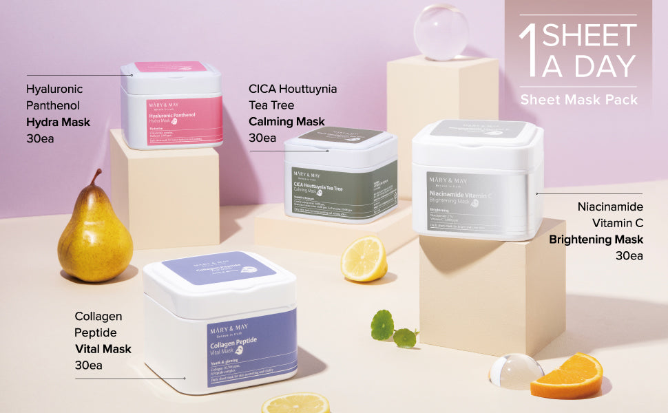 Niacinamide Vitamin C Brightening Mask (30 stuks) - iluminadora intensiva