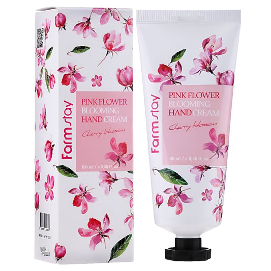 Pink Flower Blooming Hand Cream – Cherry Blossom - Manos más suaves