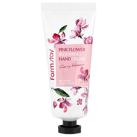 Pink Flower Blooming Hand Cream – Cherry Blossom - Manos más suaves