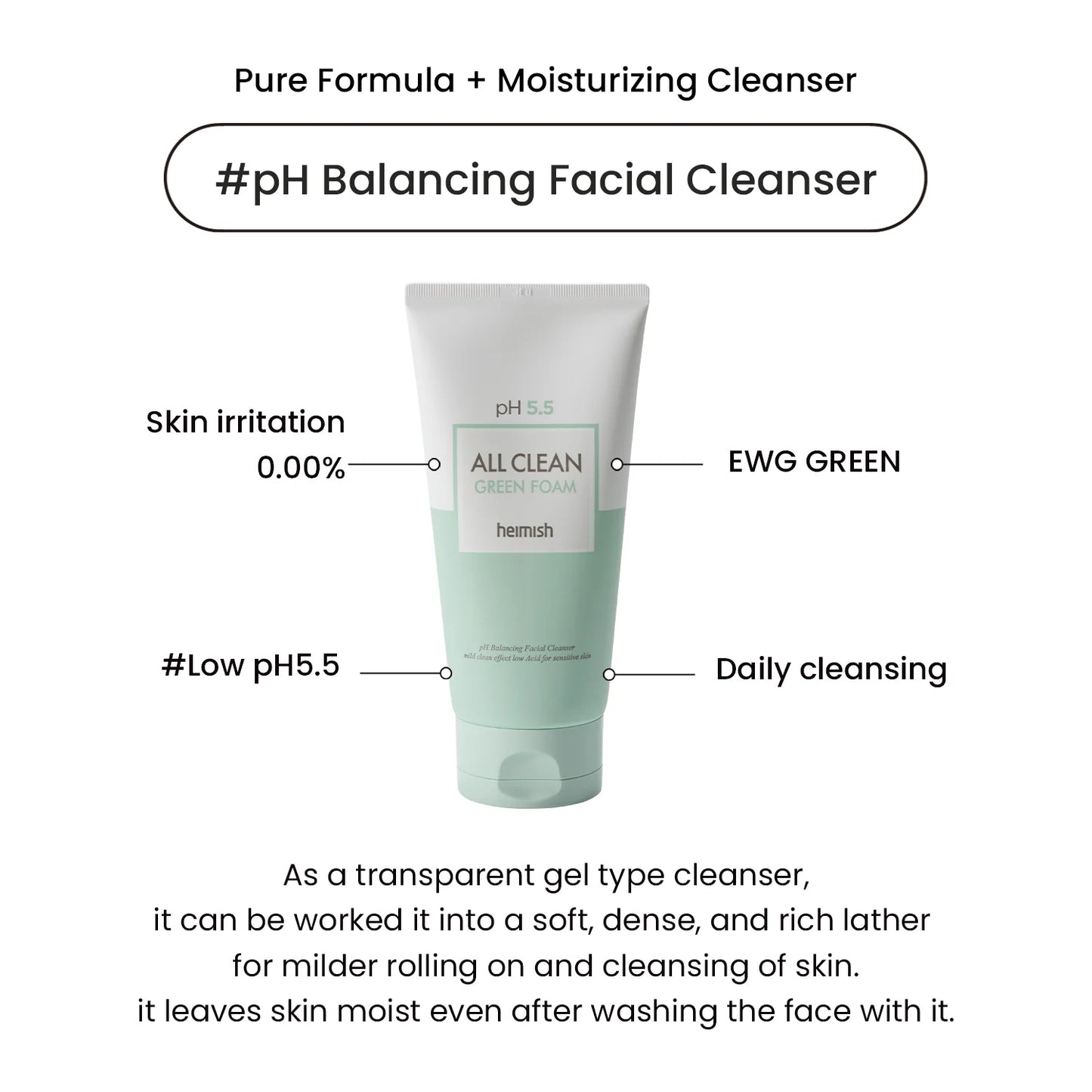 All Clean Green Foam 150 g - Calma y limpia