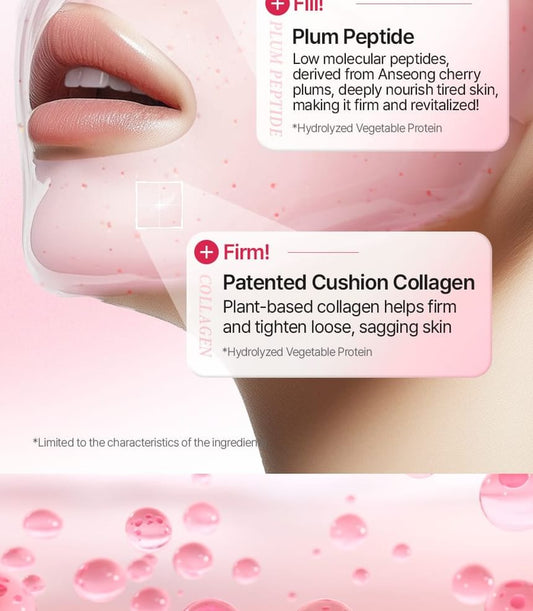 Plum Peptide Plumping Gel Mask - hidratante y reafirmante (35 g)