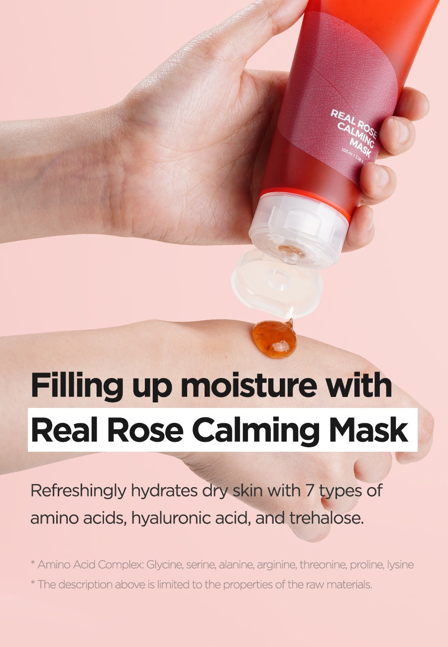 Real Rose Calming Mask - calmante e hidratante (100 ml)