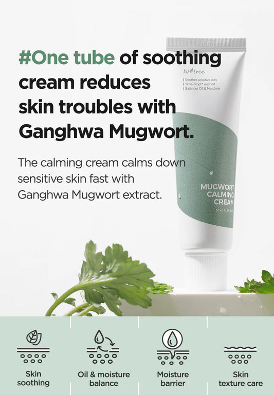 Mugwort Calming Cream – Calmante y calmante 50 ml