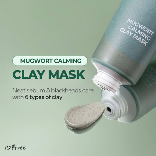 Mugwort Calming Clay Mask – Calmante y purificante (100 ml)