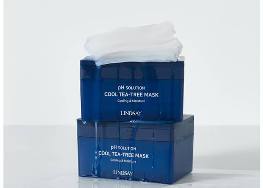 PH Solution Cool Tea-Tree Mask – 24 láminas antibacterianas