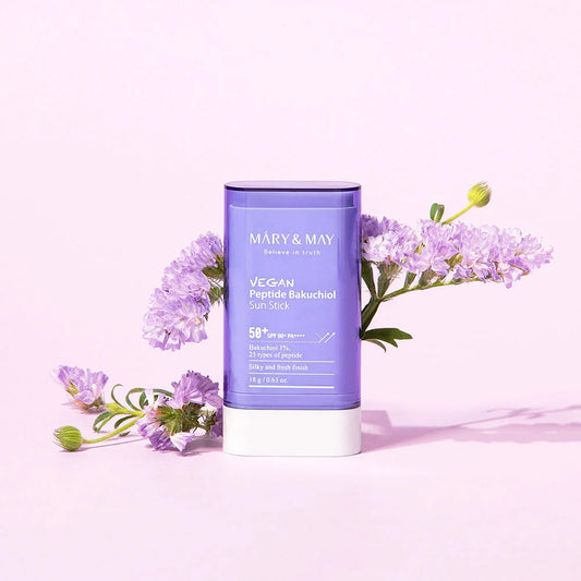 Vegan Peptide Bakuchiol Sun Stick SPF50+ PA++++ 18g protege y fortalece