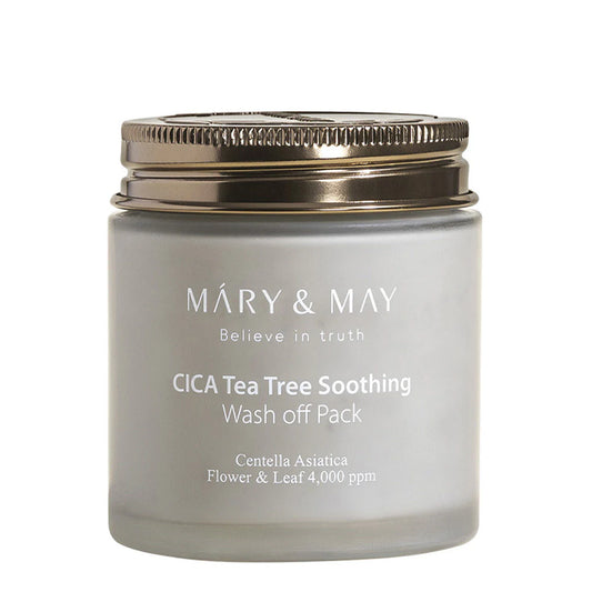 Mary&May CICA TeaTree Soothing Wash Off Pack: purifica y suaviza la piel (125 g)
