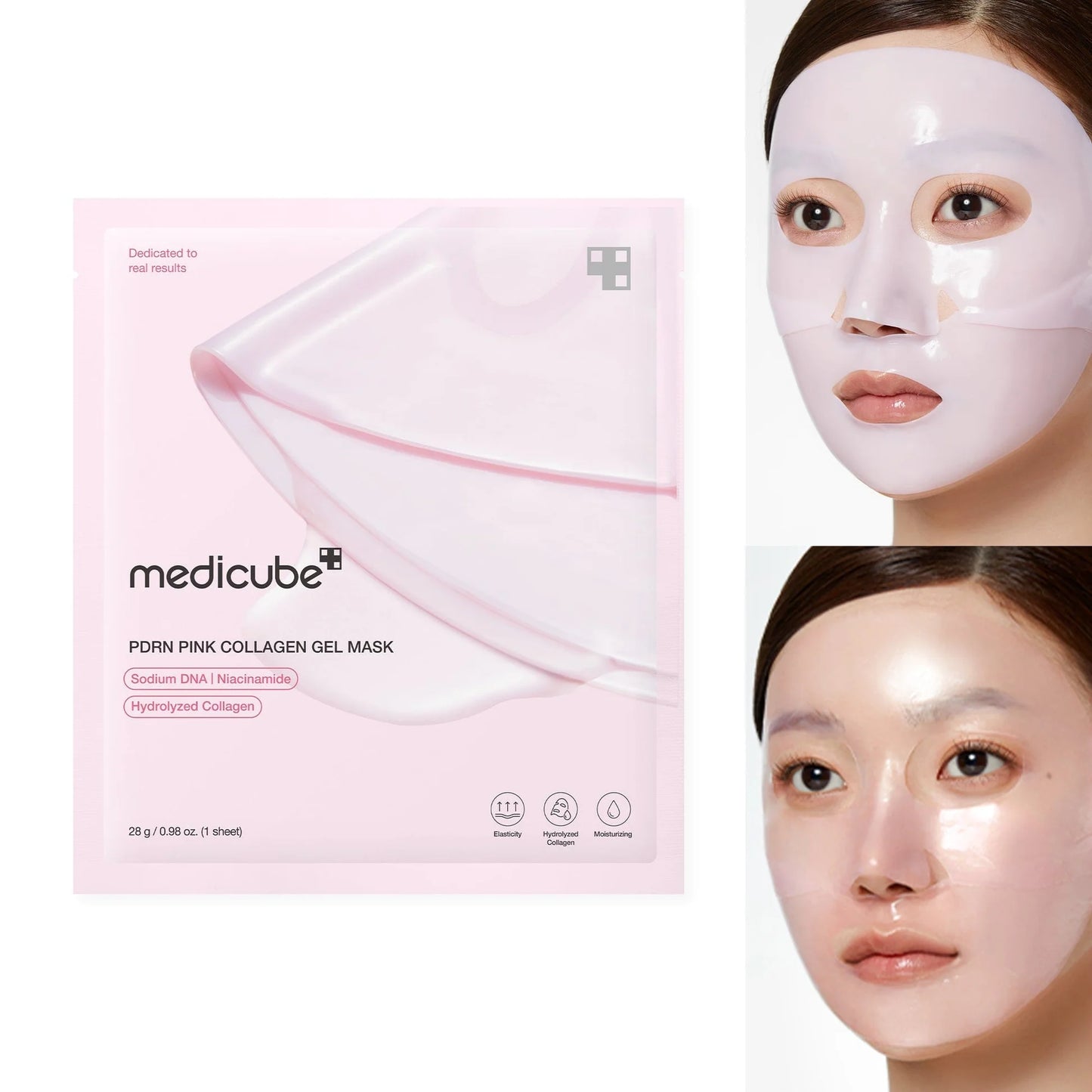 PDRN Pink Collagen Gel Mask - mejora la elasticidad
