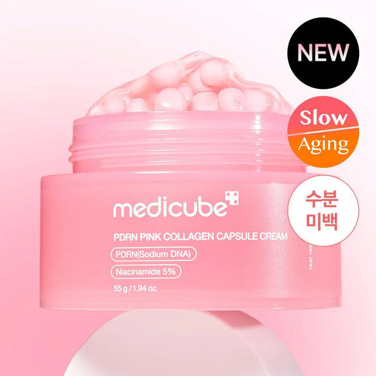 PDRN Pink Collagen Capsule Cream (55g): reafirmante e hidratante
