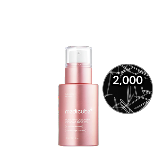 PDRN Pink Exosome Shot Serum 2000 (30ml) : brillo y refinamiento de poros