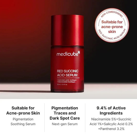RED Succinic Acid Clarifying Serum - purifica y fortalece la piel (30 ml)