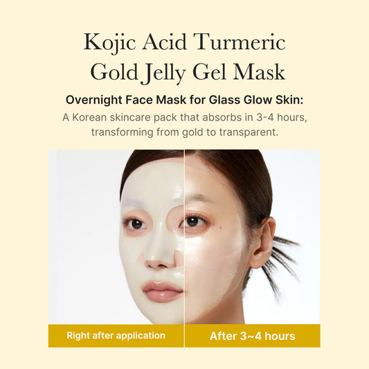 Kojic Acid Turmeric Brightening Gel Mask: ilumina y calma al instante