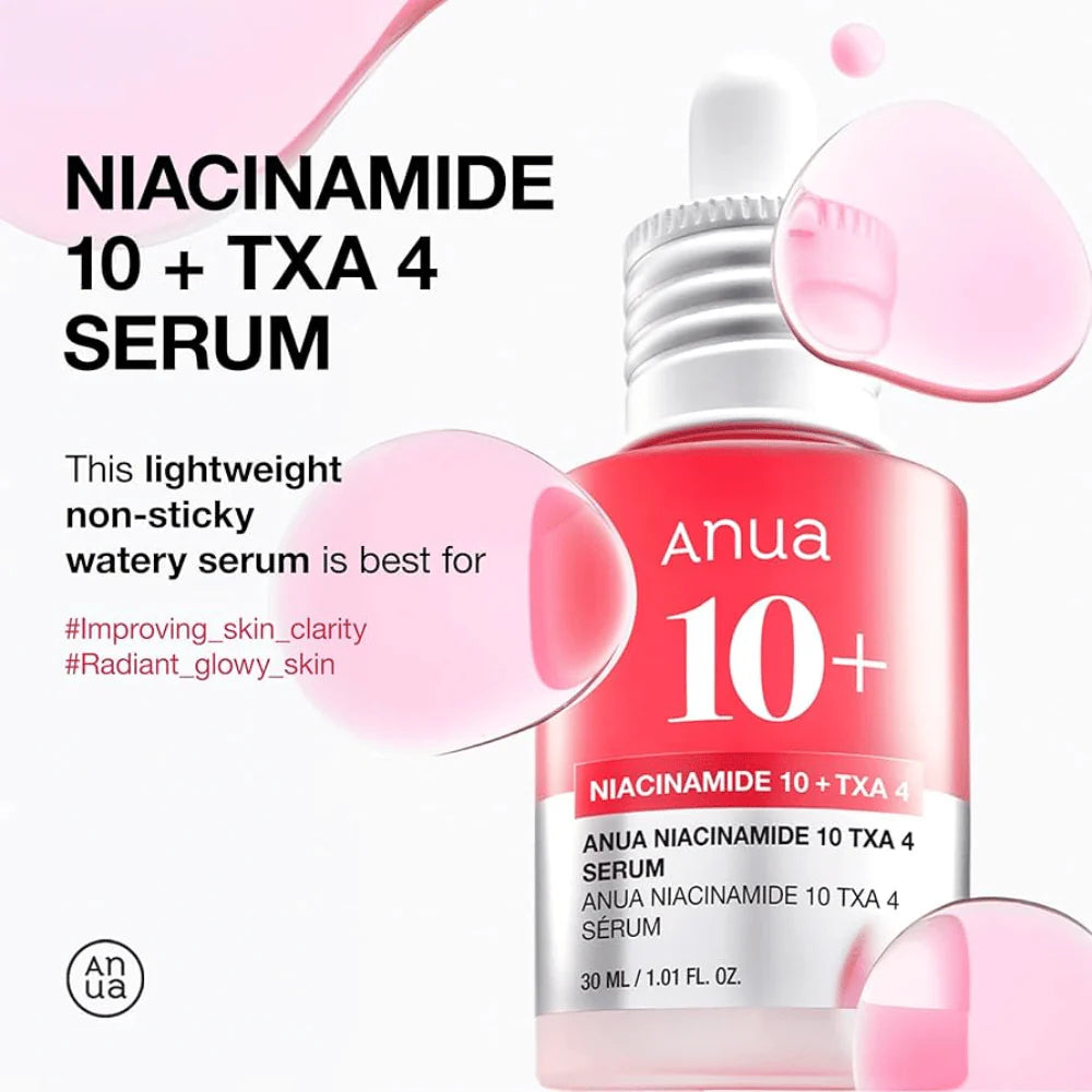 Niacinamide 10% + TXA 4% Serum 30ml - unifica el tono