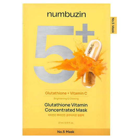 No.5 Glutathione Vitamin Concentrated Mask - Ilumina y revitaliza