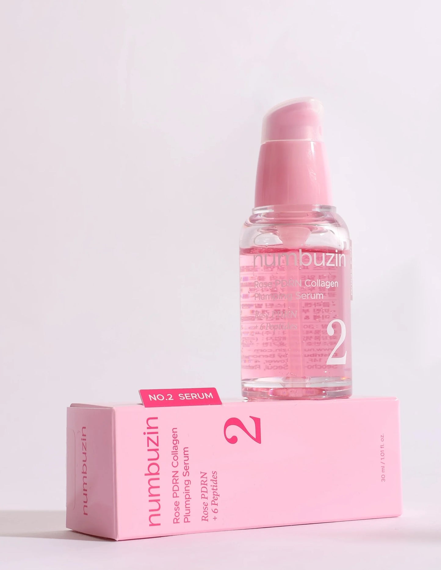 No.2 Rose PDRN Collagen Plumping Serum 30ml- Brillo juvenil