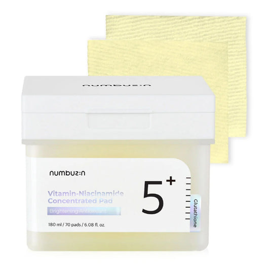 No.5 Vitamin-Niacinamide Concentrated Pad (70 stuks) - Ilumina y suaviza