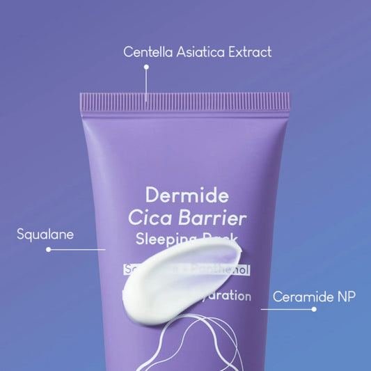 Dermide Cica Barrier Sleeping Pack (80 ml): restaura y calma por la noche