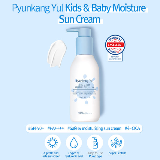 Kids & Baby Moisture Sun Cream 150ml – protector solar suave y seguro