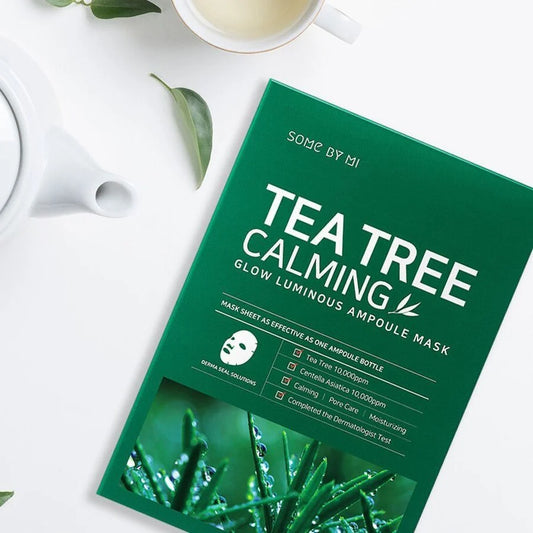 Tea Tree Calming Glow Luminous Ampoule Mask - calmante y revitalizante