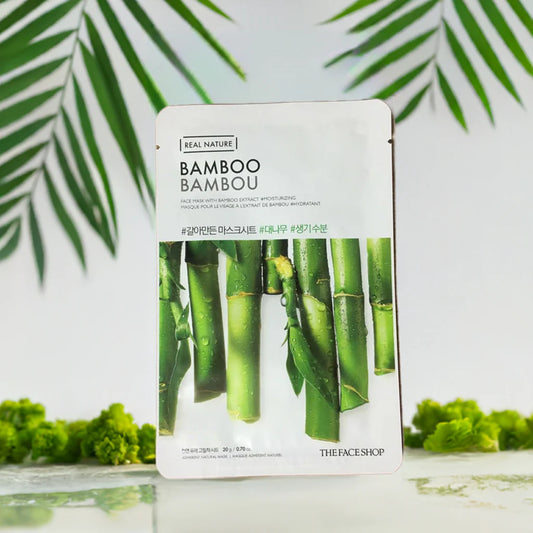 Real Nature Bamboo Mask - Hidratación profunda