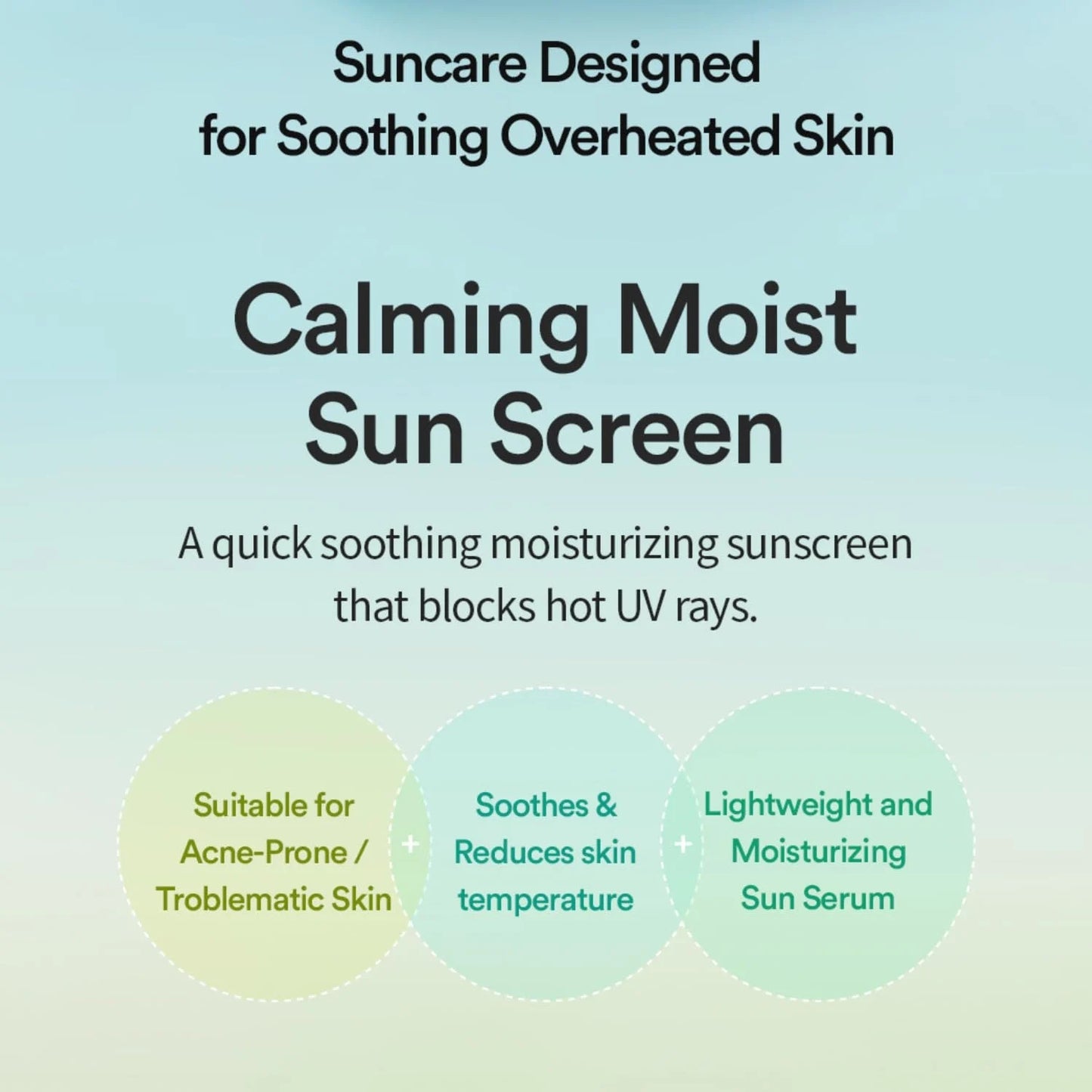 Cica Calming Sun Serum 50ml SPF50+ PA++++ - ultraligero, calmante