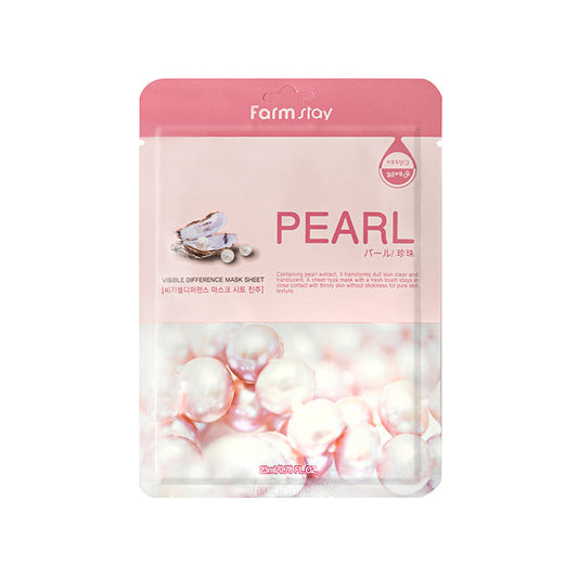 Visible Difference Mask Sheet Pearl 1ea 23g -iluminadora e hidratante