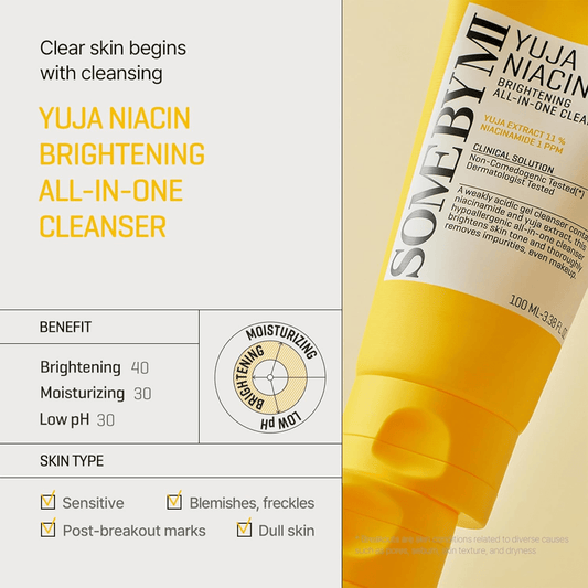 Yuja Niacin Brightening All-in-One Cleanser 100ml: ilumina y revitaliza