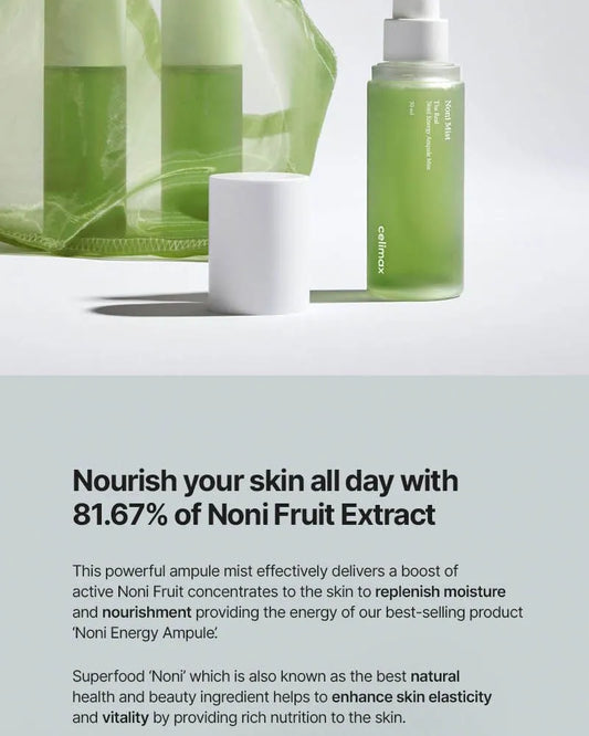 Noni Energy Ampoule Mist (Renewed) - Brillo y confort