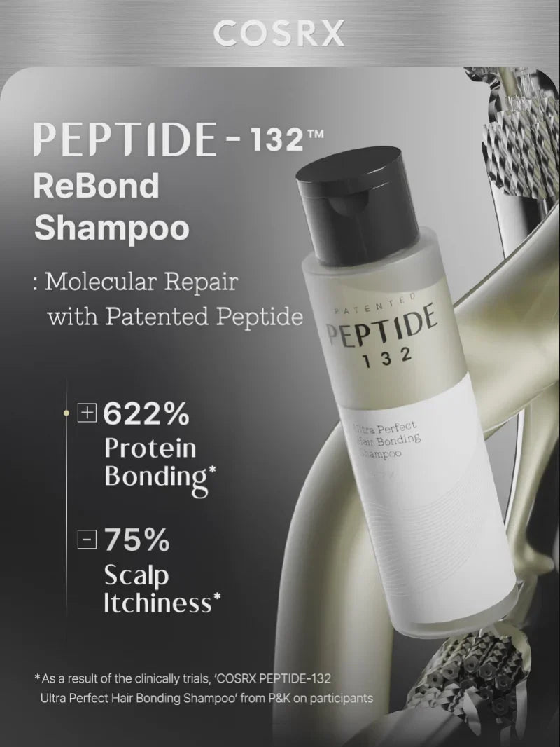 COSRX PEPTIDE-132 Ultra Perfect Hair Bonding Shampoo (200ml) - Limpieza suave