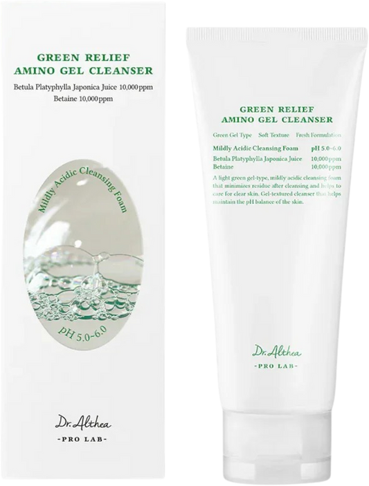 Green Relief Amino Gel Cleanser (100ml) - Reduce irritación