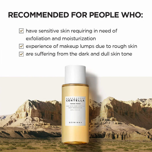 Madagascar Centella Toning Toner 30ml: ilumina la piel
