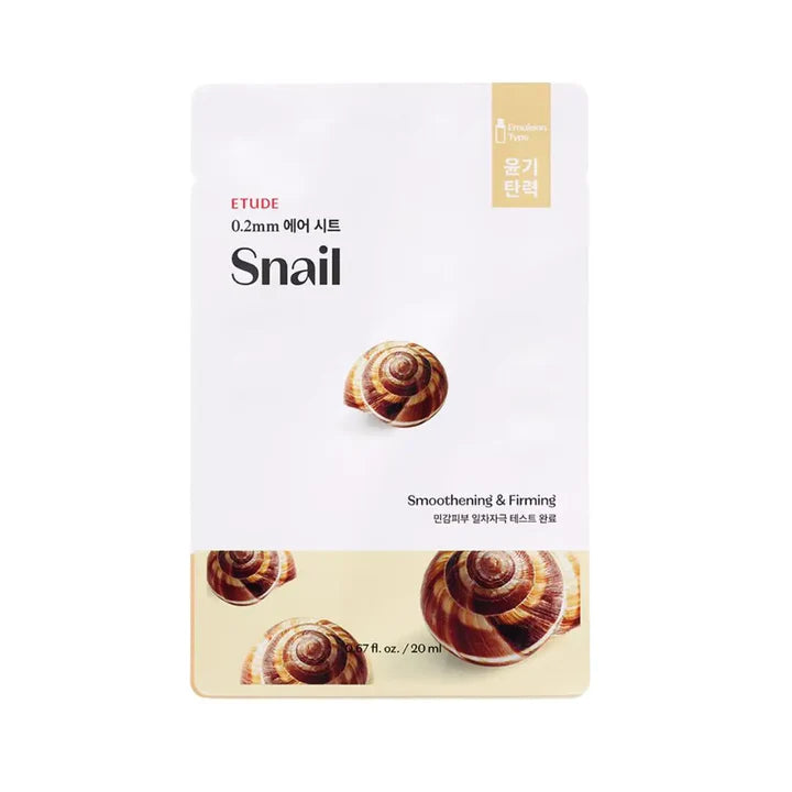  0.2mm Therapy Air Mask #Snail 20ml  – Reparadora y hidratante