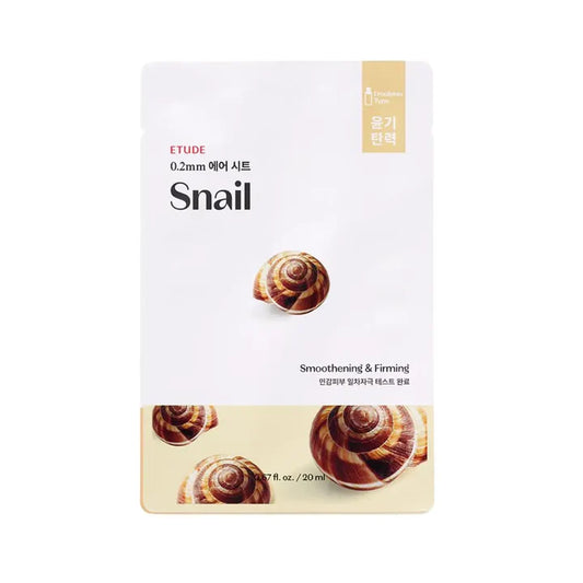  0.2mm Therapy Air Mask #Snail 20ml  – Reparadora y hidratante