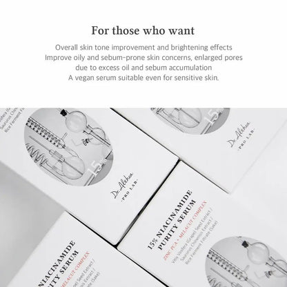  15% Niacinamide Purity Serum (30ml) - Reduce marcas post‑acné