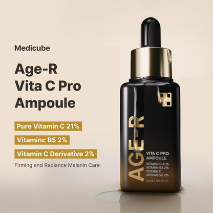 AGE-R Vita C Pro Ampoule (20ml): reduce las manchas y fortalece