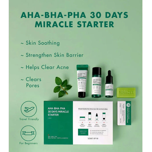 AHA.BHA.PHA 30 Days Miracle Starter Kit: mini rutina completa