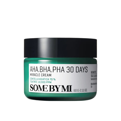 AHA.BHA.PHA 30 Days Miracle Cream 60ml - Calma y repara la piel