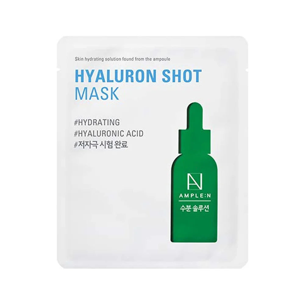 AMPLE:N HyaluronShot Mask- piel radiante