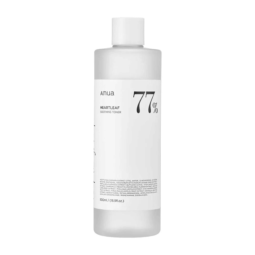 Heartleaf 77% Soothing Toner 500 ml - calmante e hidratante
