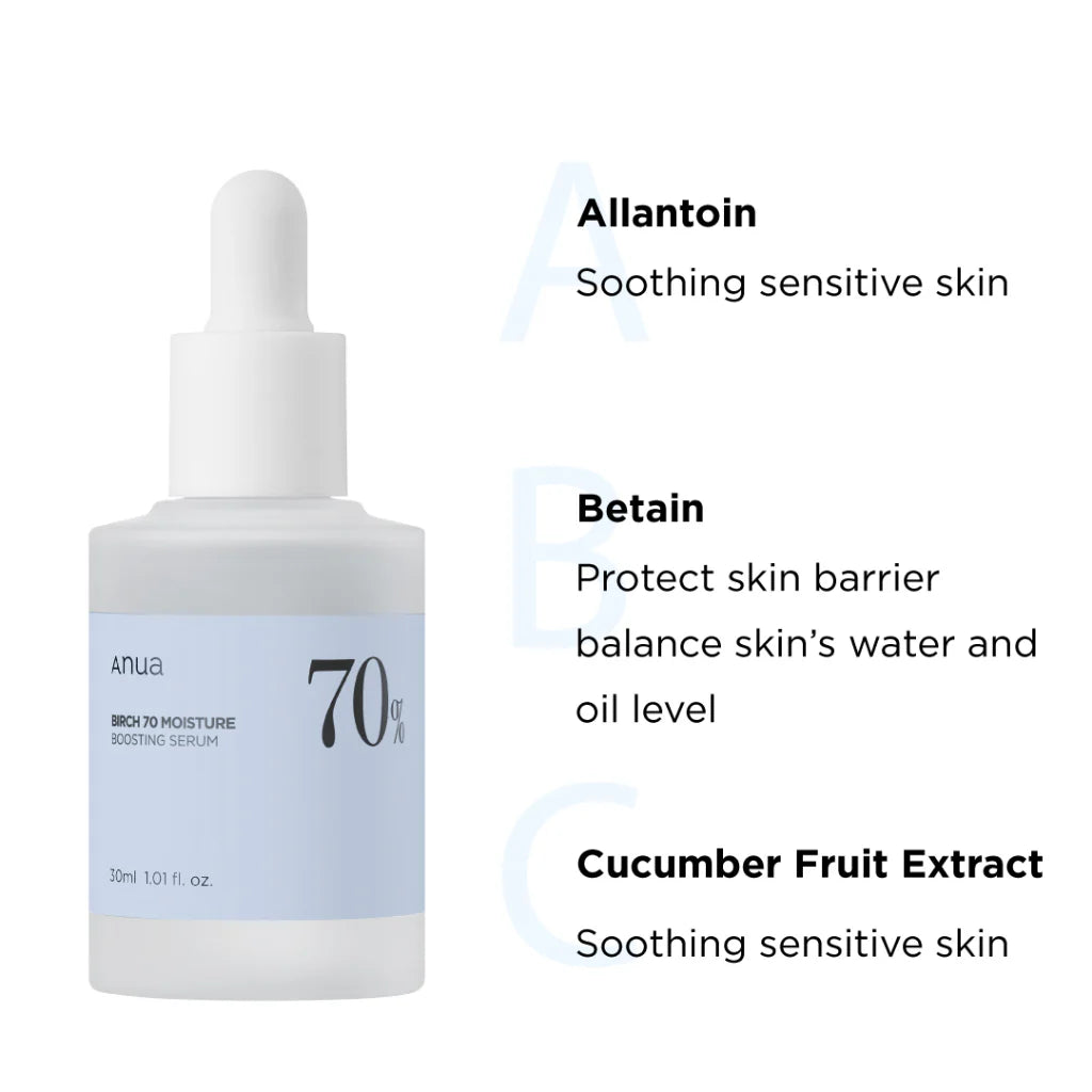 Birch Moisture Boosting Serum (30ml) -  hidratante intensivo 